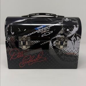Dale Earnhardt Black Racing Tin Lunch Box